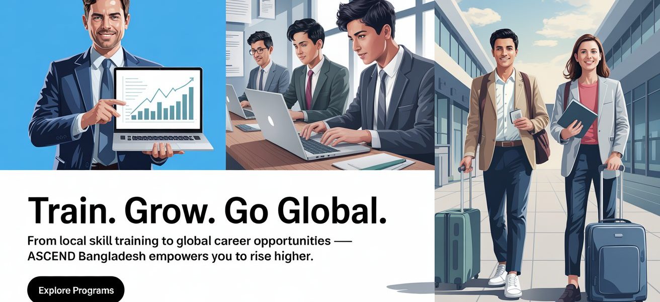 Ascend Bangladesh bussiness growth, job,study abroad
